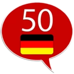 learn german - 50 languages android application logo